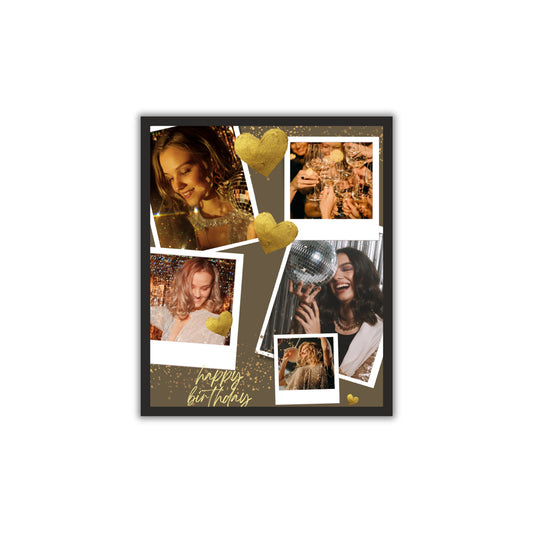 Personalized Birthday Memory Collage Frame – Celebrate Special Moments