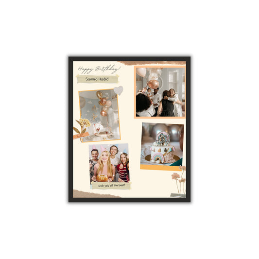 Personalized Birthday Collage Frame – A Timeless Keepsake!