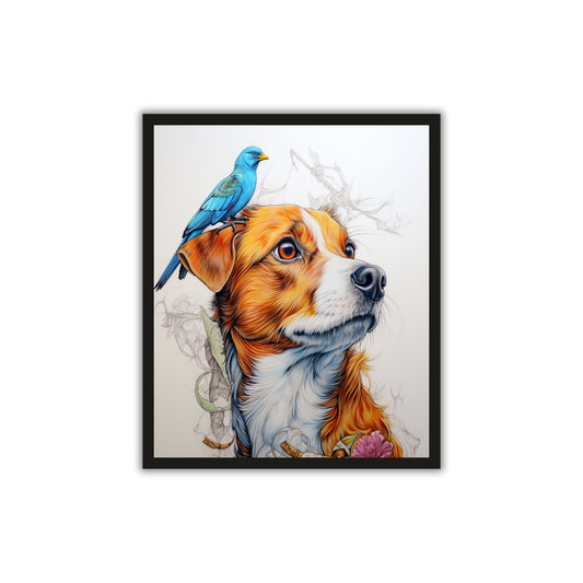 Loyal Companion – Dog Wall Art 🐶✨