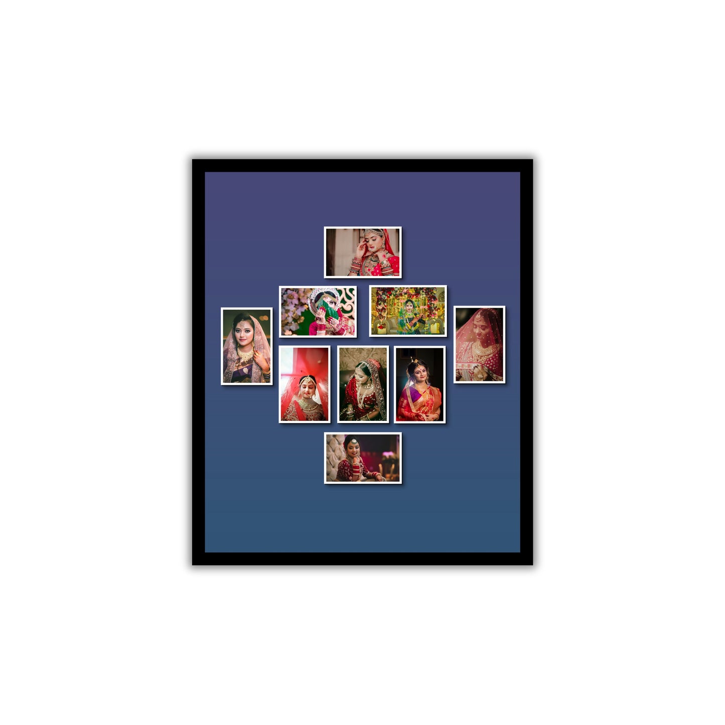 Personalized Bridal Collage Frame – A Timeless Keepsake! 💖
