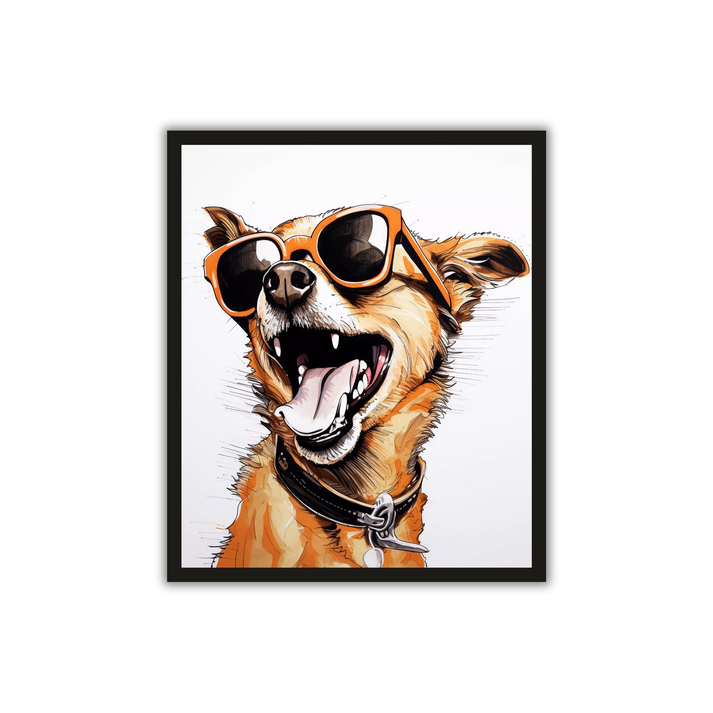 Loyal Companion Wall Photo Frame – Dog Wall Art