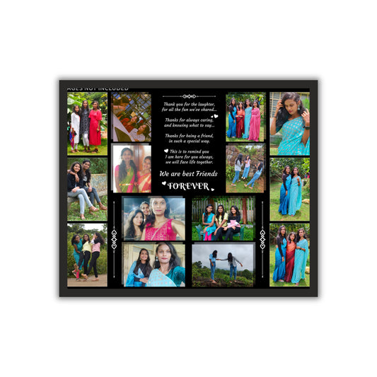 Personalized Best Friends Collage Frame – A Tribute to Friendship! 💖