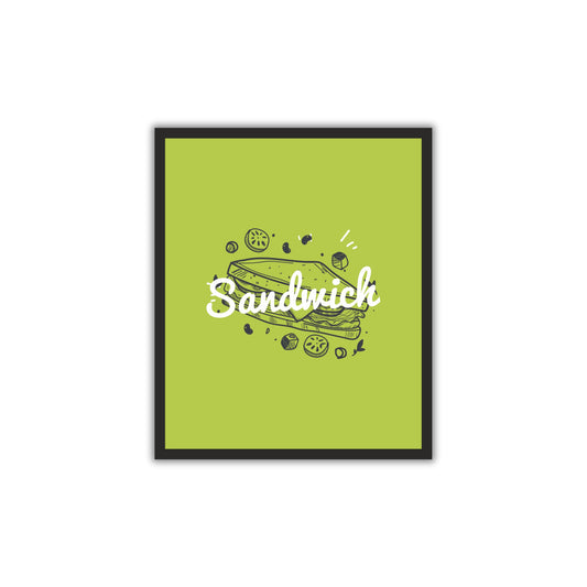 Sandwich Wall Art Frame – A Tasty Touch for Your Kitchen!