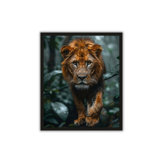 Majestic Lion & Nature Wall Art – Power Meets Serenity 🦁🌿