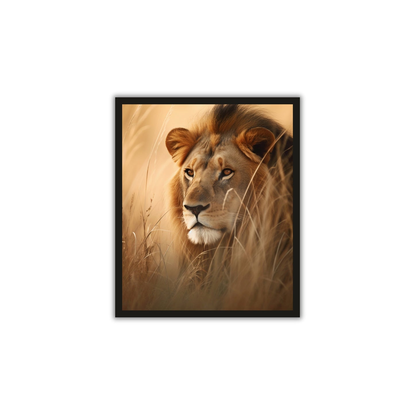 Majestic Lion & Nature Wall Art – Power Meets Serenity 🦁🌿