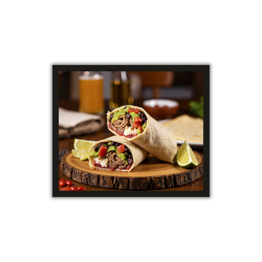 Delicious Burrito Wall Frame – A Treat for Food Lovers