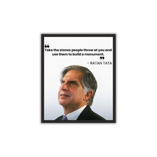 Ratan Tata Quote Frame – Inspire Your Space Every Day