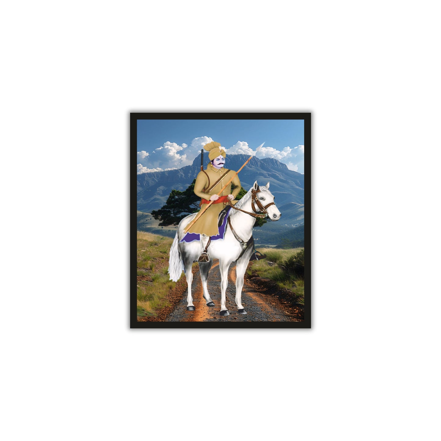 Baba Sabal Singh Ji Bawari Wall Frame