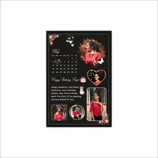 Personalized Birthday Collage Frame – A Gift of Memories & Love!