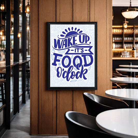 Kitchen Wall Frame – "Cooking is Love Made Visible" | Perfect Gift for Food Lovers