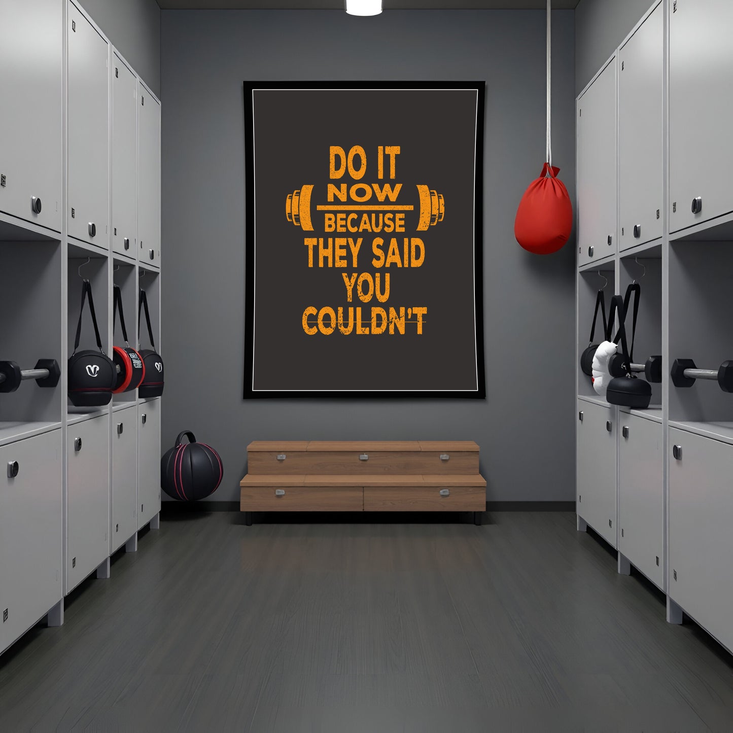 Do It Now – Motivational Gym Wall Frame